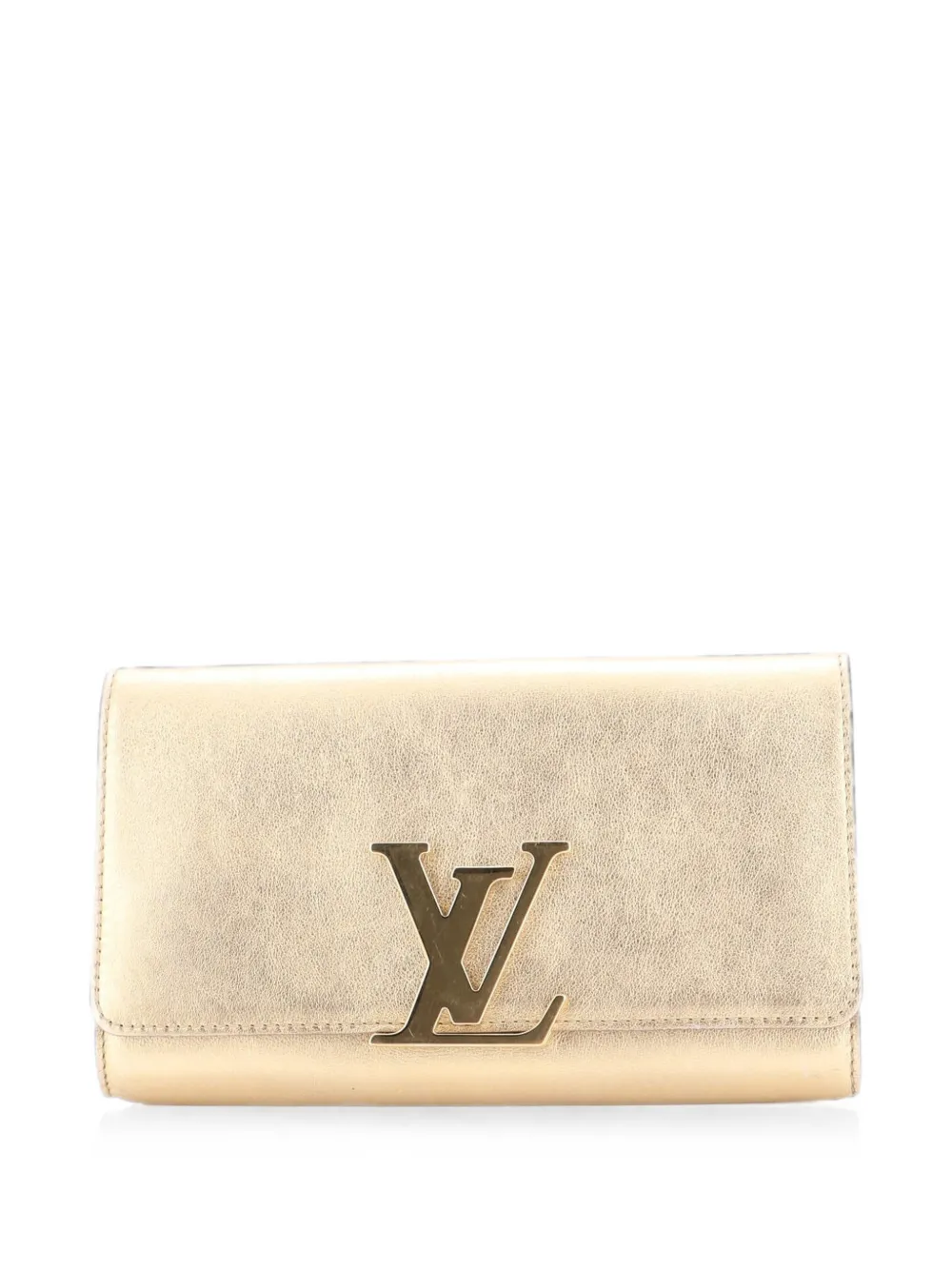 Louis Vuitton Pre-Owned Louise Leather MM clutch bag - Oro