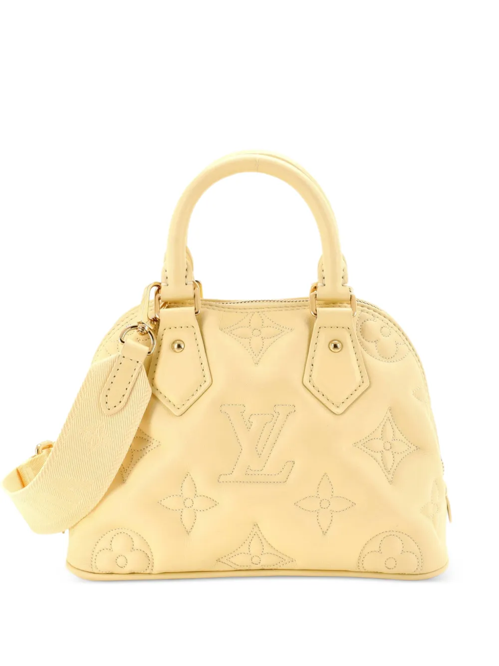 Louis Vuitton Pre-Owned Alma Handbag Bubblegram Leather BB shoulder bag - Gelb