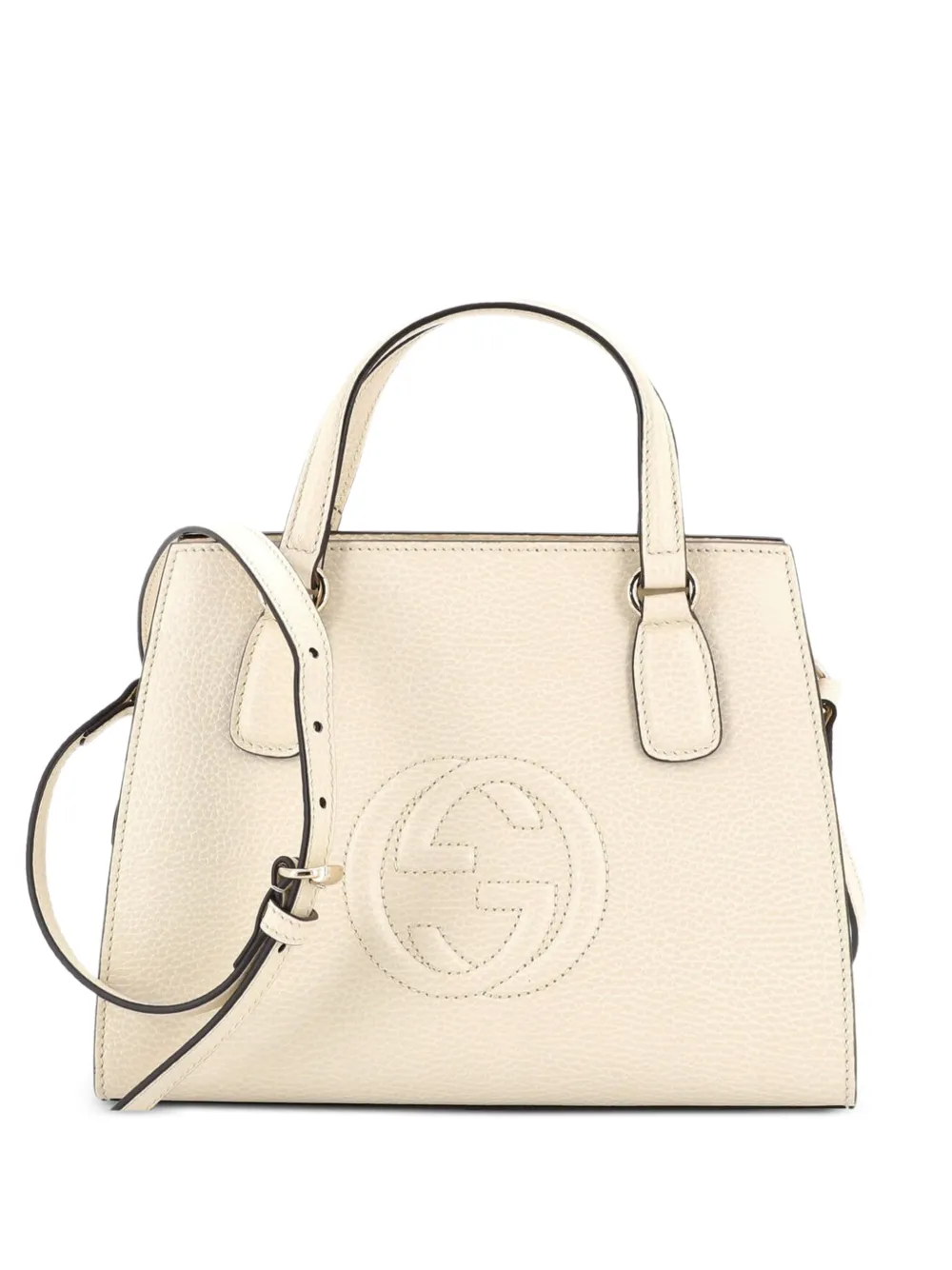 Gucci Pre-Owned Soho Convertible Top Handle Leather Small satchel - Toni neutri