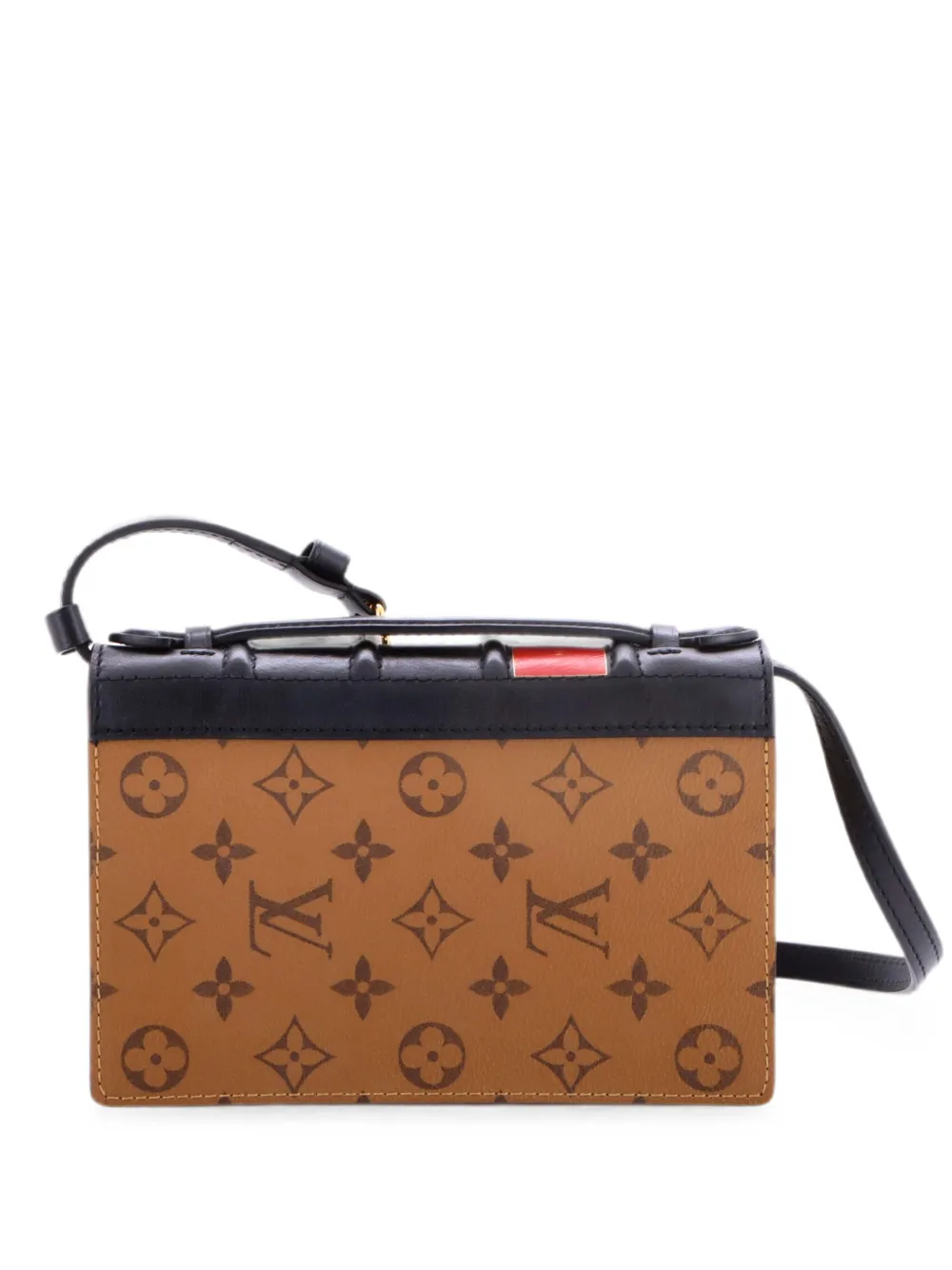 Louis Vuitton Pre-Owned Borsa a tracolla Book Chain in tela con monogramma - Nero