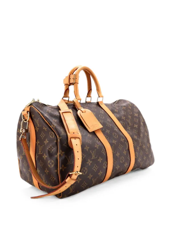 Louis Vuitton Pre-Owned Keepall Bandouliere Bag Monogram Canvas 45