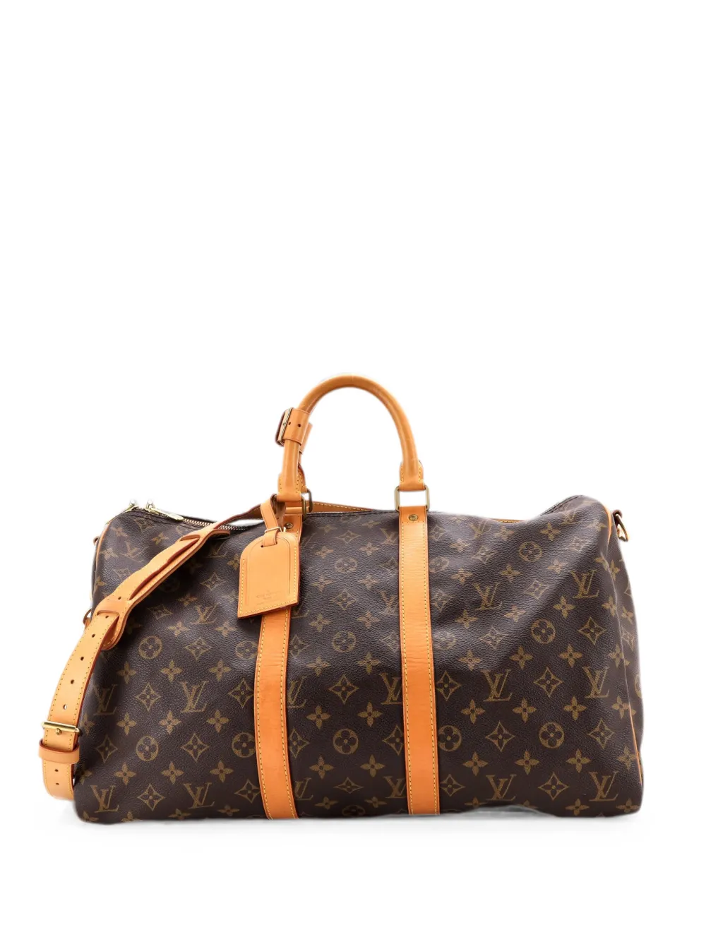 Louis Vuitton Pre-Owned Keepall Bandouliere Bag Monogram Canvas 45 travel bag - Marrone