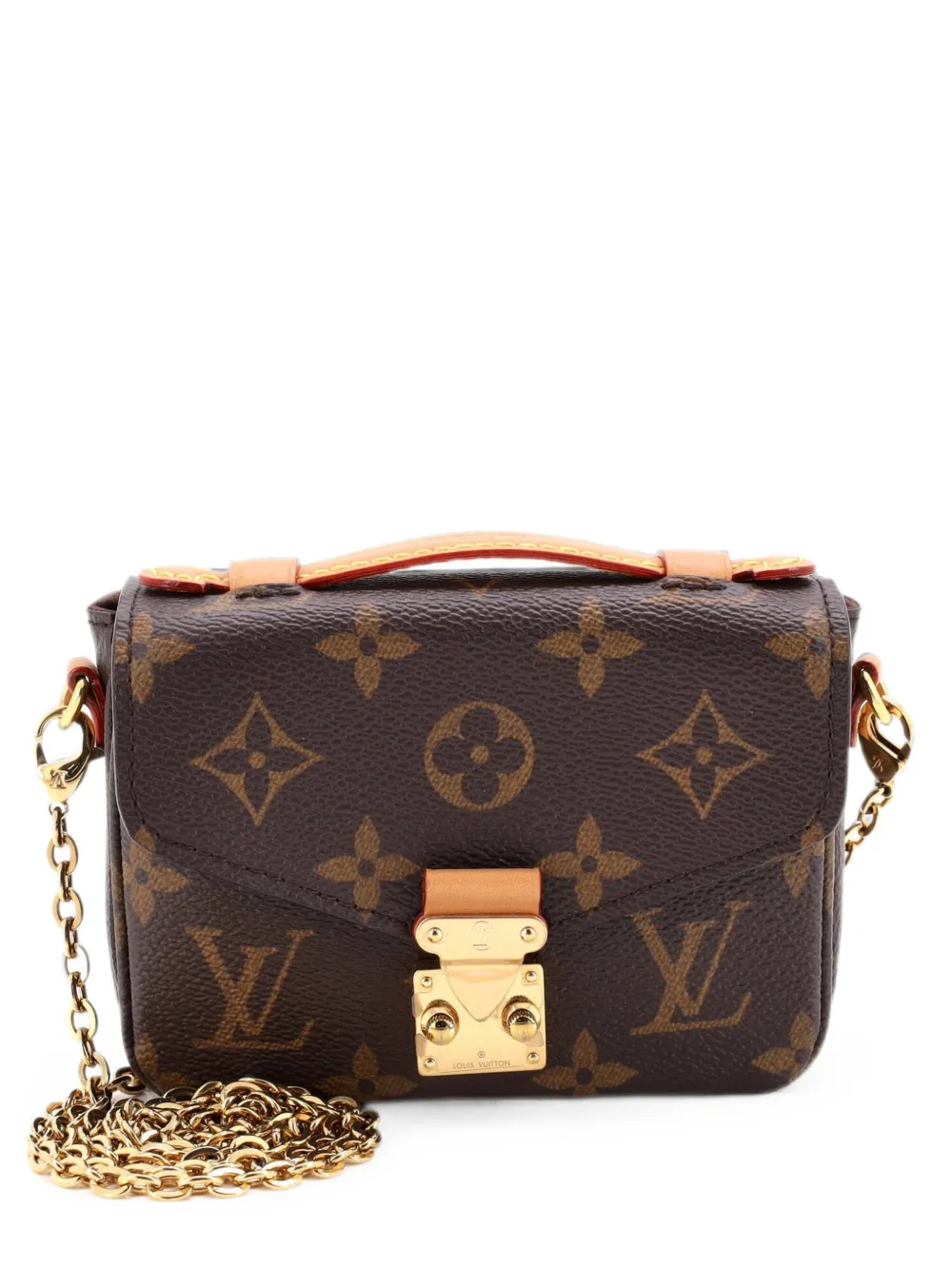 Louis Vuitton Pre-Owned Micro Metis Monogram Canvas crossbody bag - Marrone