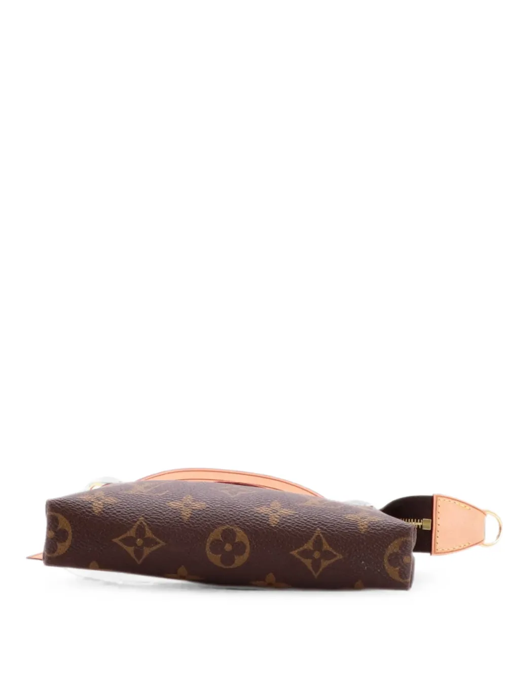 Pre-owned Louis Vuitton Delightful Pochette Monogram Canvas Mini Clutch Bag In Brown