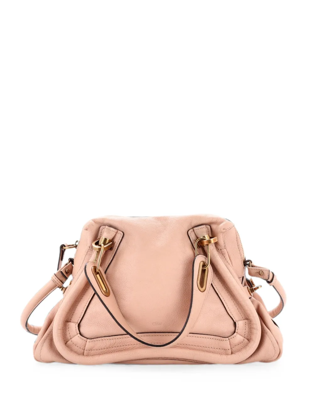 Chloé Pre-Owned Paraty Top Handle Bag Leather Medium satchel - Rosa