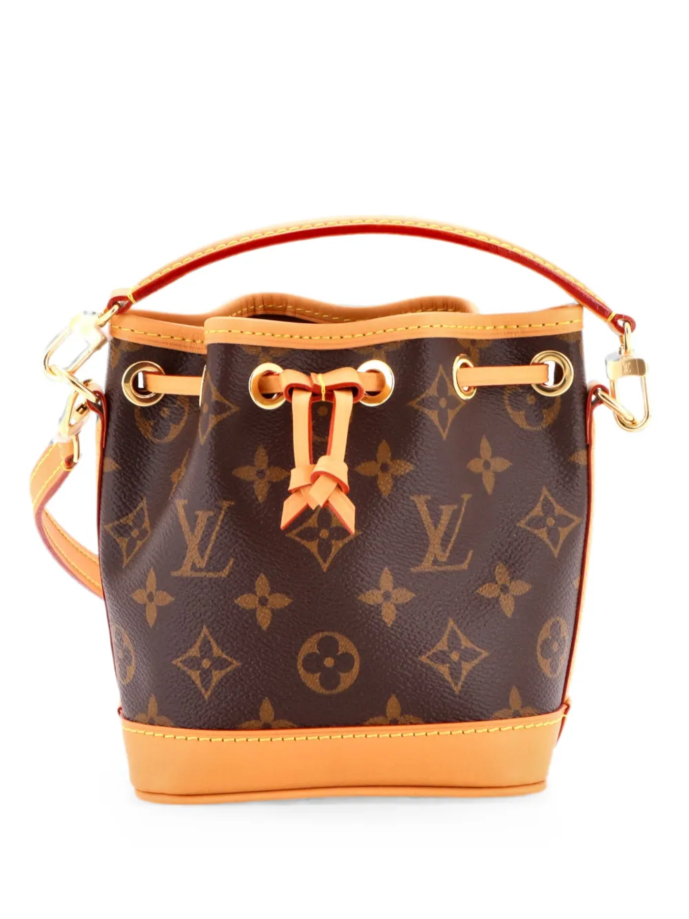 Louis Vuitton Pre-Owned Noe NM Handbag Monogram Canvas Nano bucket bag - Braun