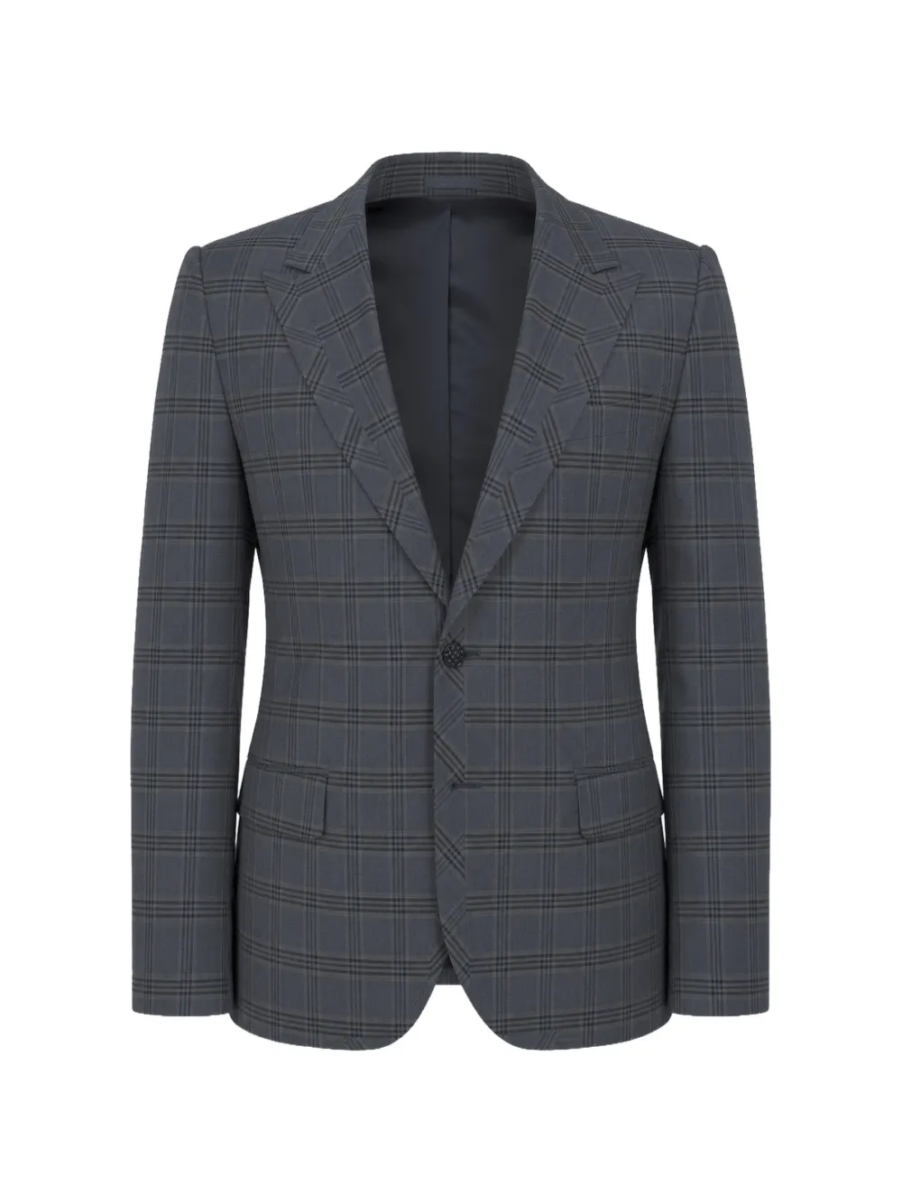 Dolce & Gabbana Sakko mit Karomuster - Grau