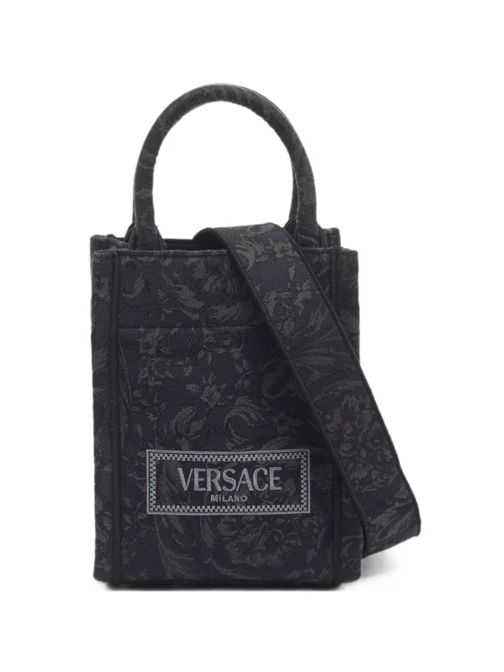Versace Pre-Owned mini Athena Barocco jacquard tote bag - Nero