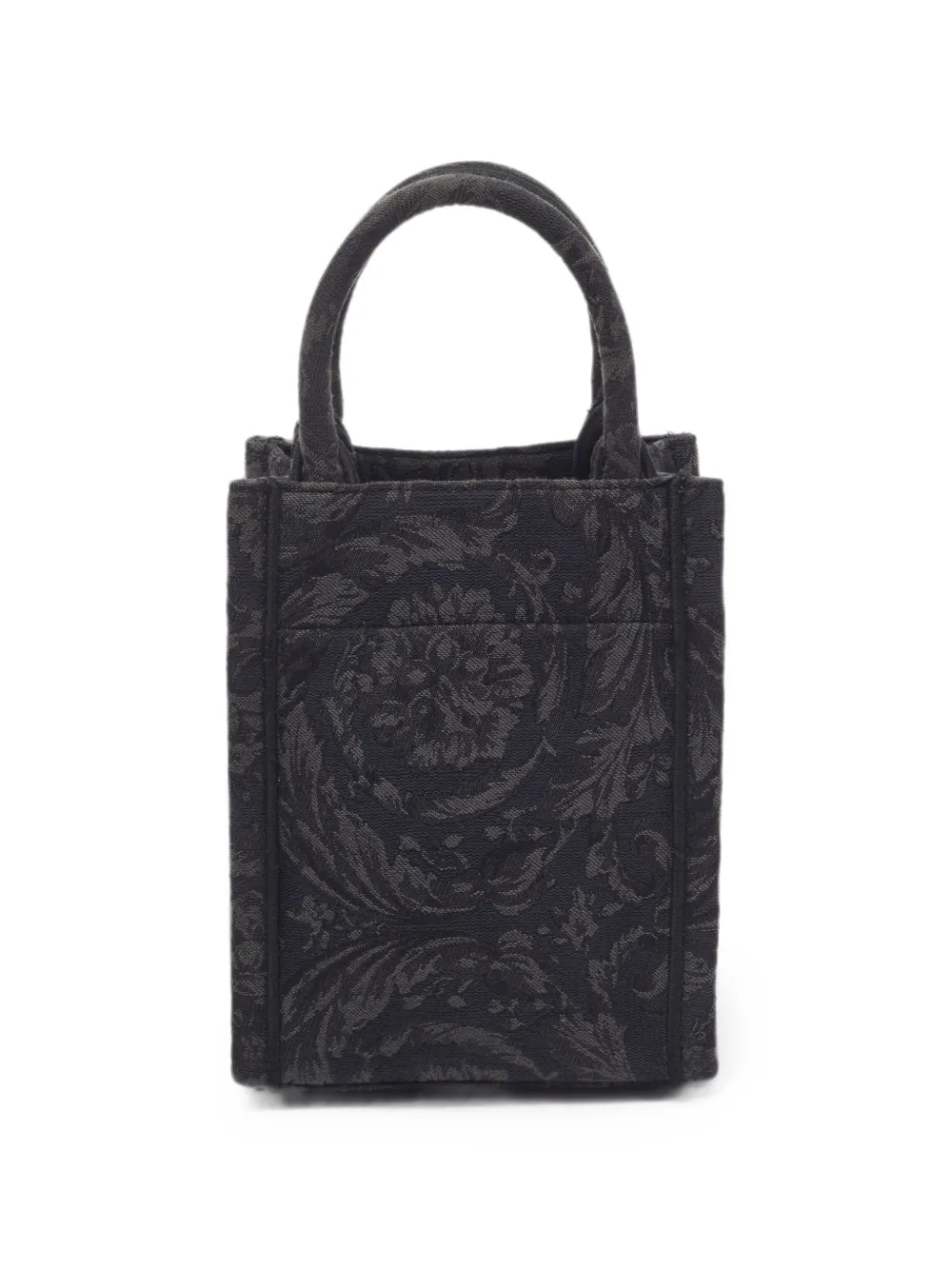 新品未使用✌️VERSACE Barocco ハンドバッグ　ショルダー付き Versace Pre-Owned アテナ バロッコ ハンドバッグ ミニ | ブラック