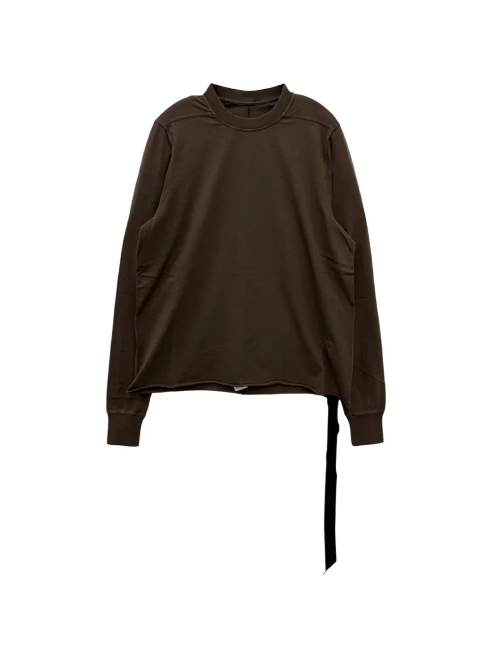 Rick Owens DRKSHDW Felpa con taglio a vivo - Marrone