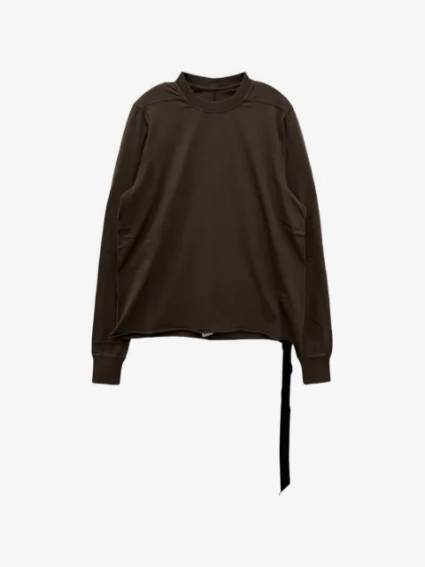 Rick Owens DRKSHDW strap-detail raw-cut sweatshirt