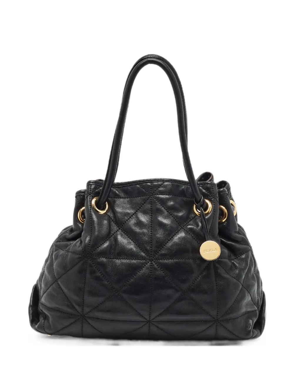 Furla quilted leather tote bag - Nero