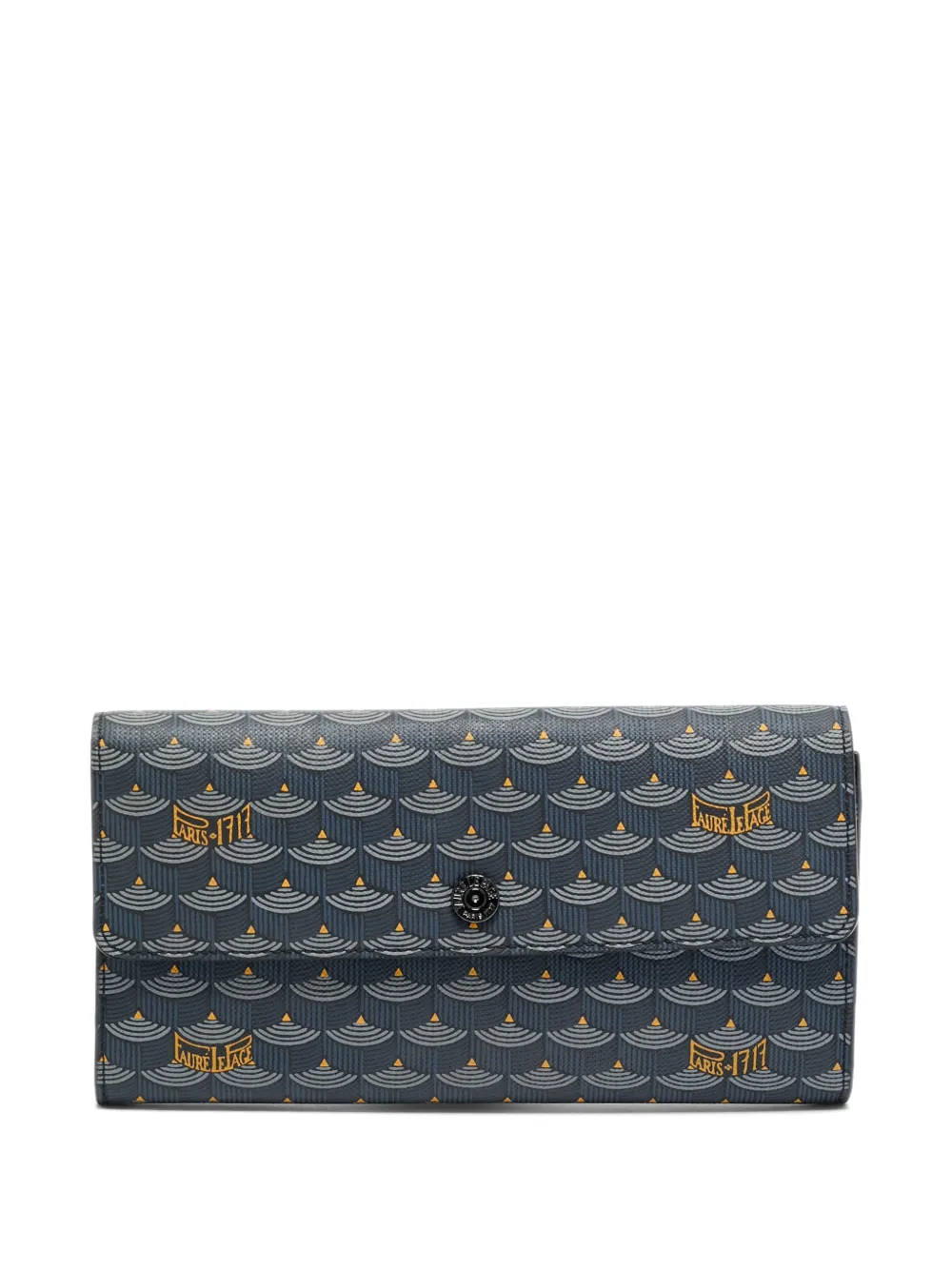 Fauré Le Page Fauré Le Page continental flap wallet - Grigio
