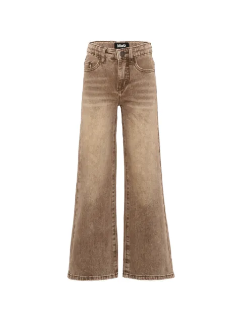 Molo washed wide-leg jeans