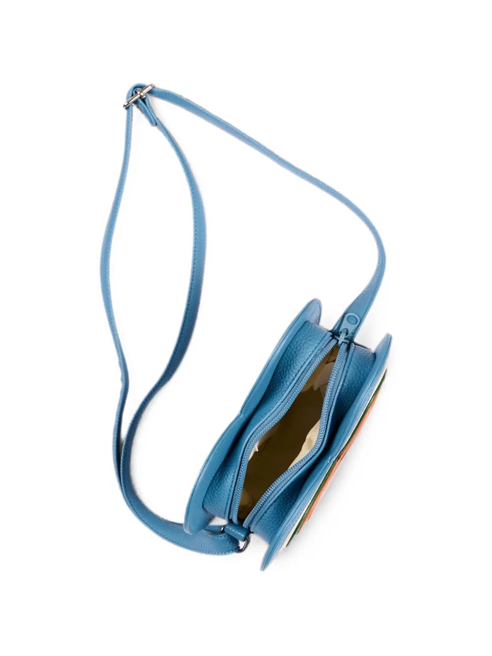 Molo Hartvormige schoudertas met bewerkt effect Blauw