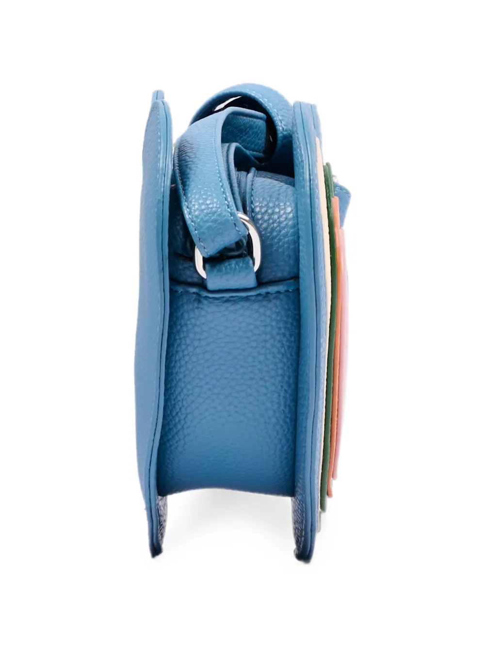 Molo Hartvormige schoudertas met bewerkt effect Blauw