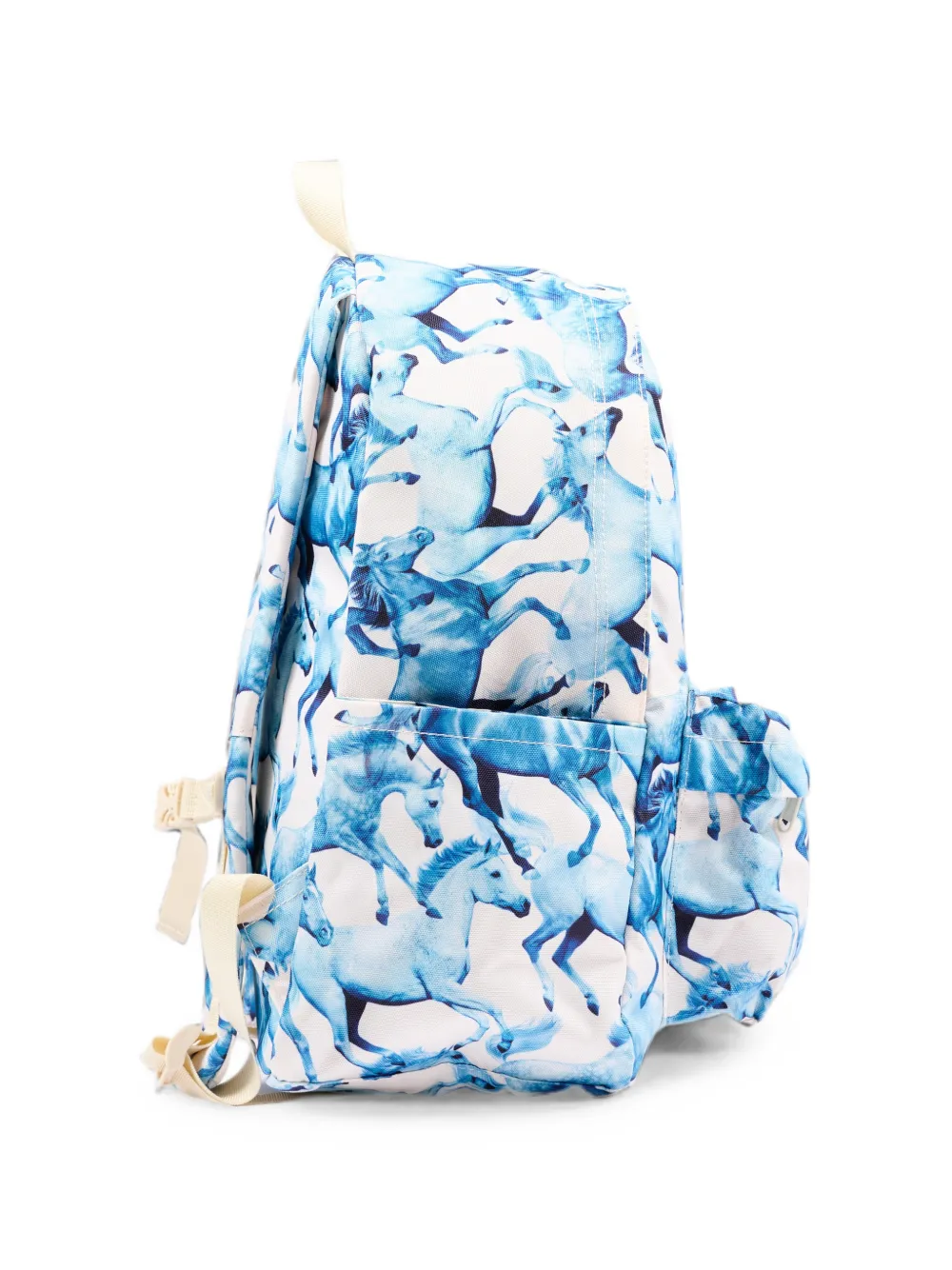 Molo Rugzak met paardenprint Wit