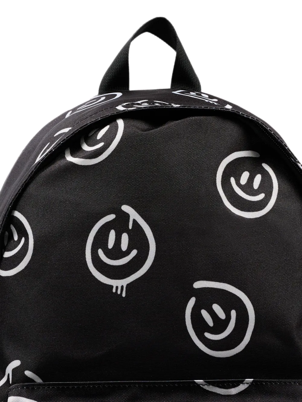 Molo Rugzak met smiley-print Zwart
