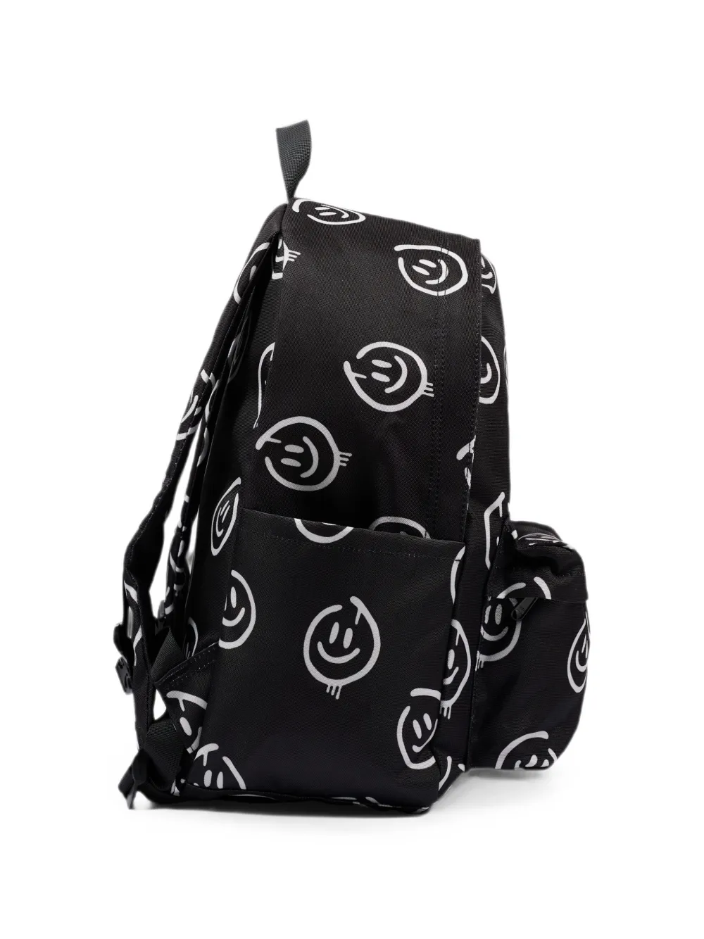  Molo Mochila Con Smiley Estampado - Negro 