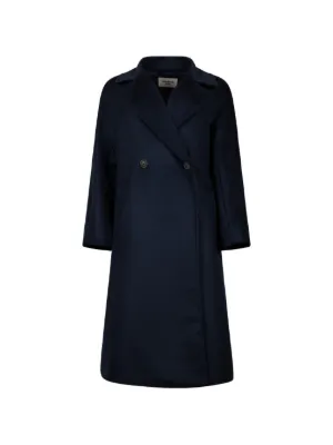 S Max Mara ボタンコート | ブルー | FARFETCH JP