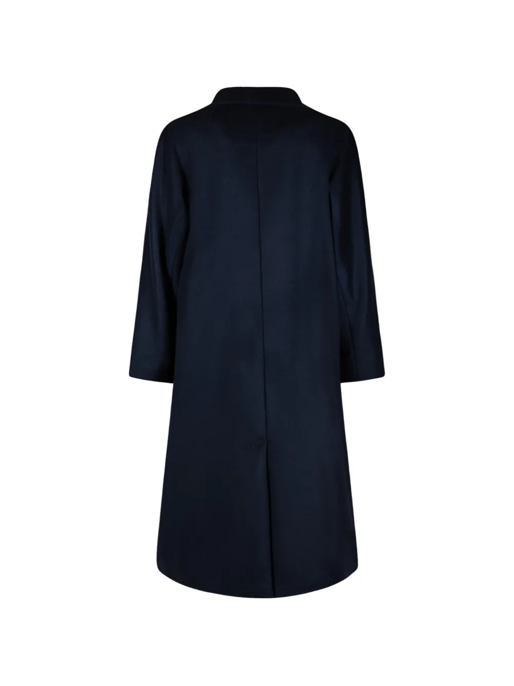 Weekend Max Mara Double-breasted Notched-lapels Coat In Blue