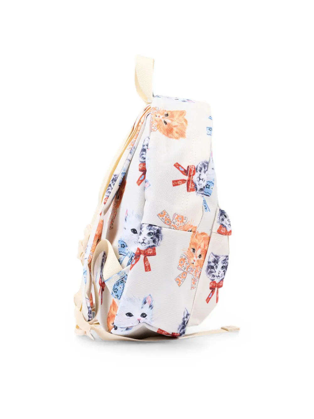 Molo Mochila Con Gato Estampado - Blanco 