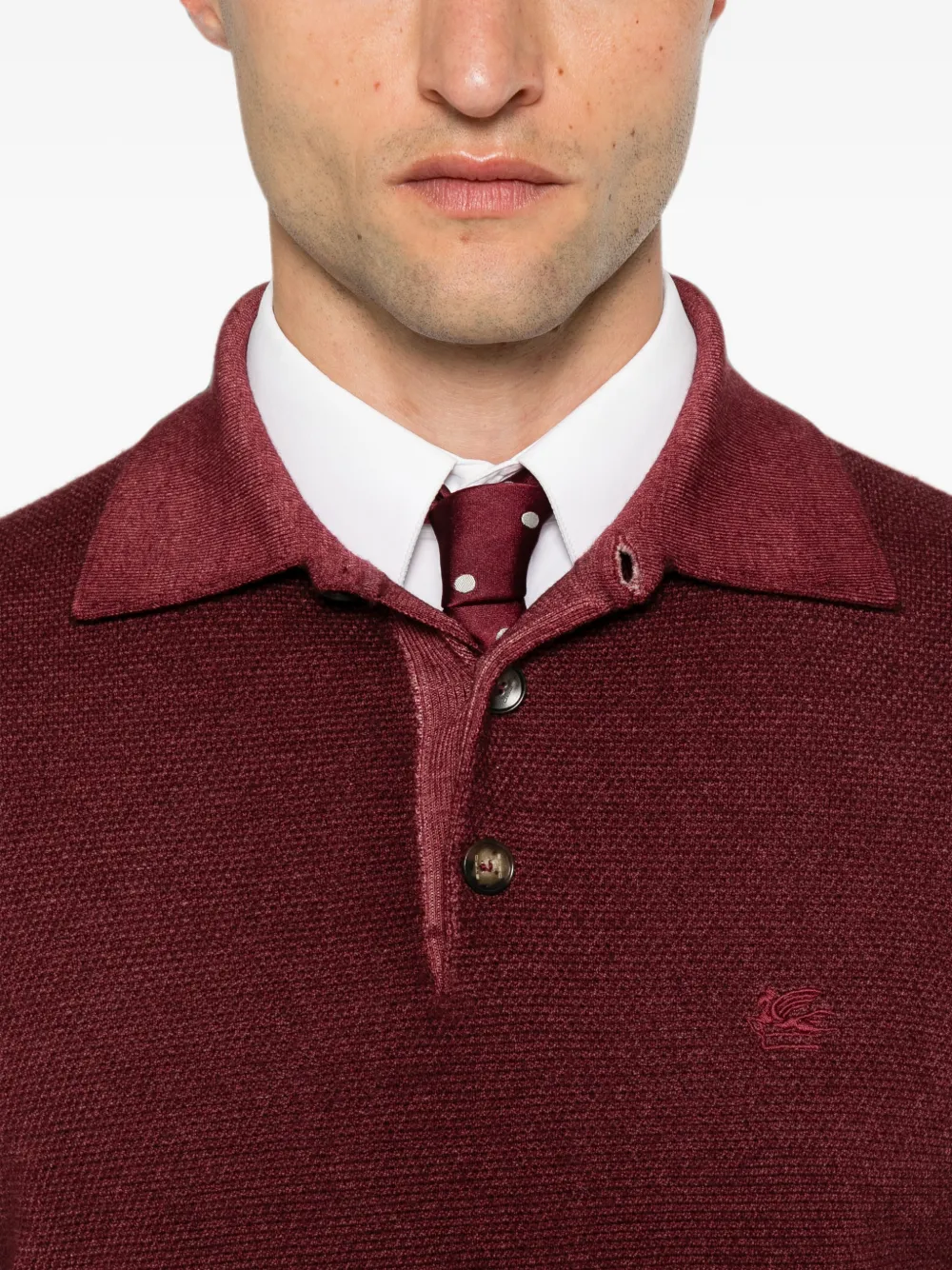 ETRO Trui met geborduurd logo Rood