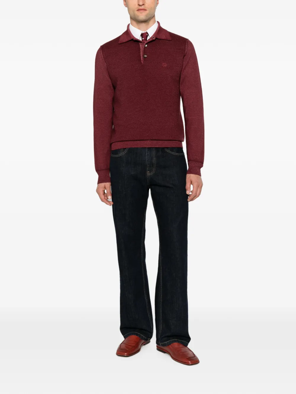 ETRO Trui met geborduurd logo Rood