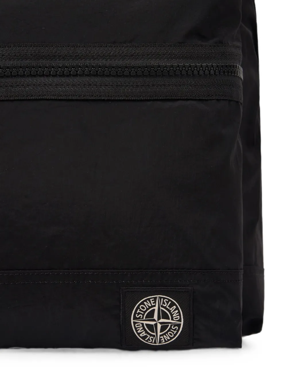  Stone Island Logo-patch Backpack - Negro 