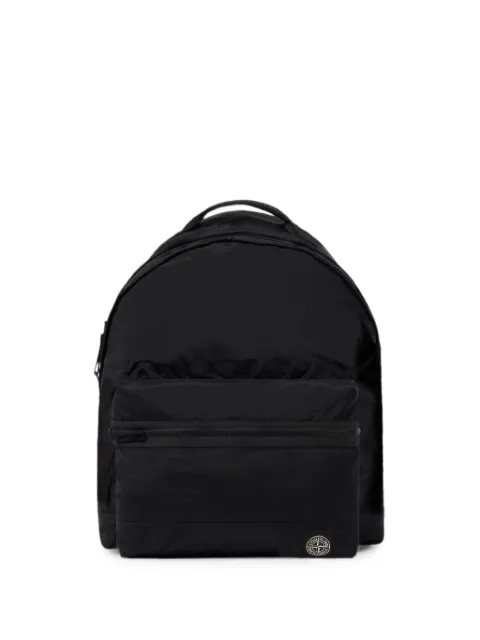 Stone Island logo-patch backpack