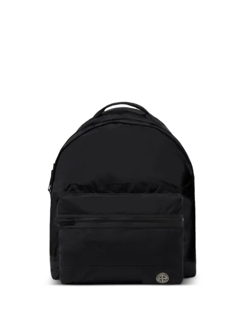 Stone Island logo-patch backpack