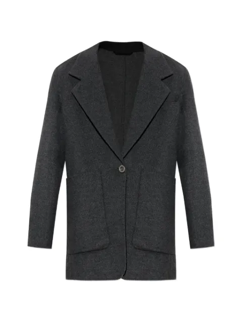 Givenchy single-breasted patch-pocket coat