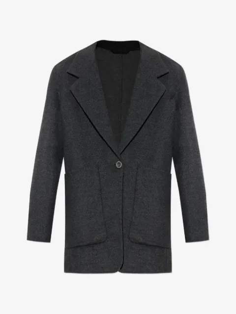 Givenchy single-breasted patch-pocket coat