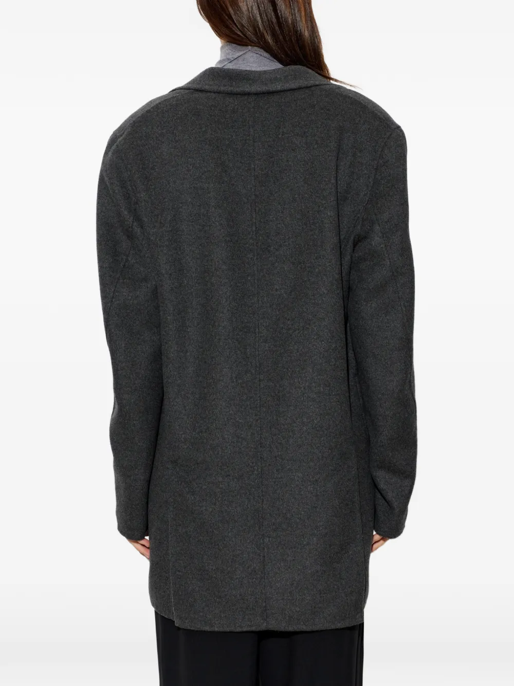 Givenchy Jas met enkele rij knopen Grijs