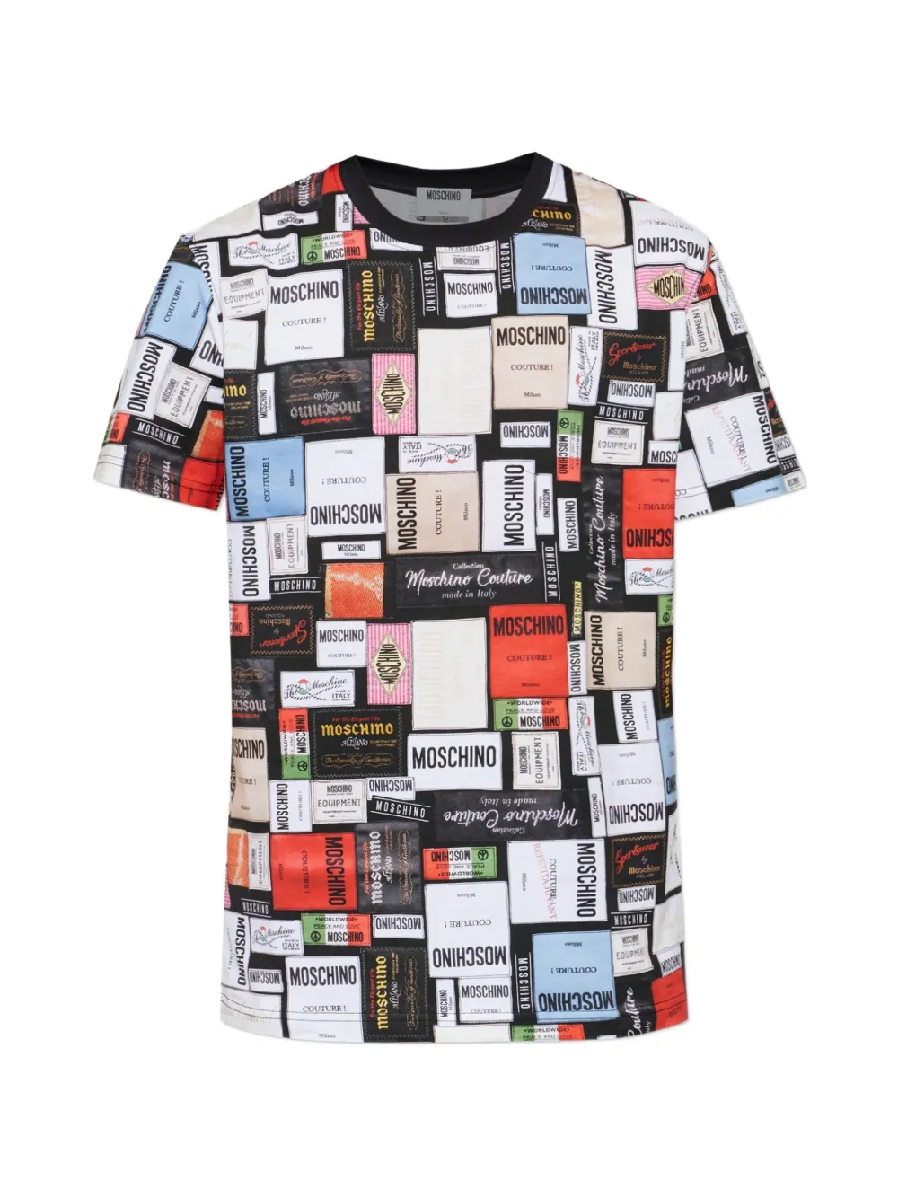 Moschino logo-print T-shirt - Weiß