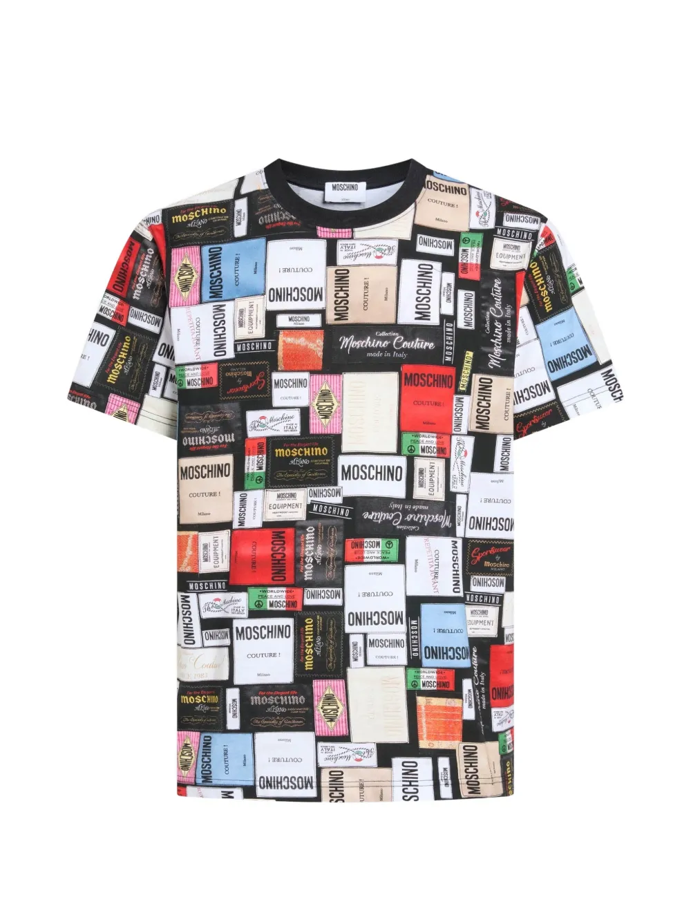 Moschino T-shirt met logoprint Wit