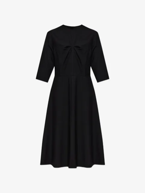 Marni twist-detail wool midi dress