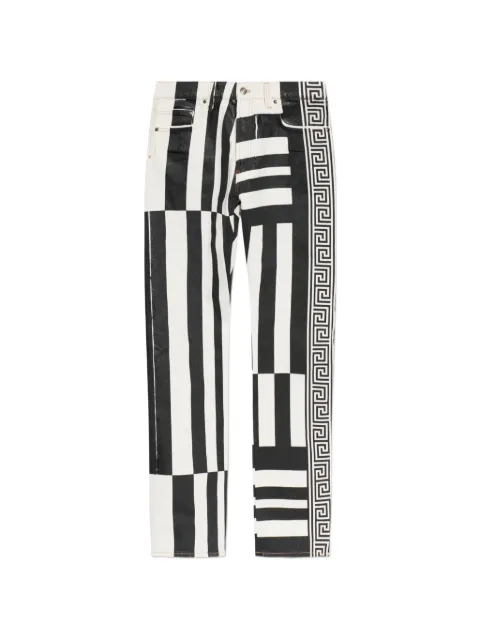 Versace Printed Straight Leg jeans
