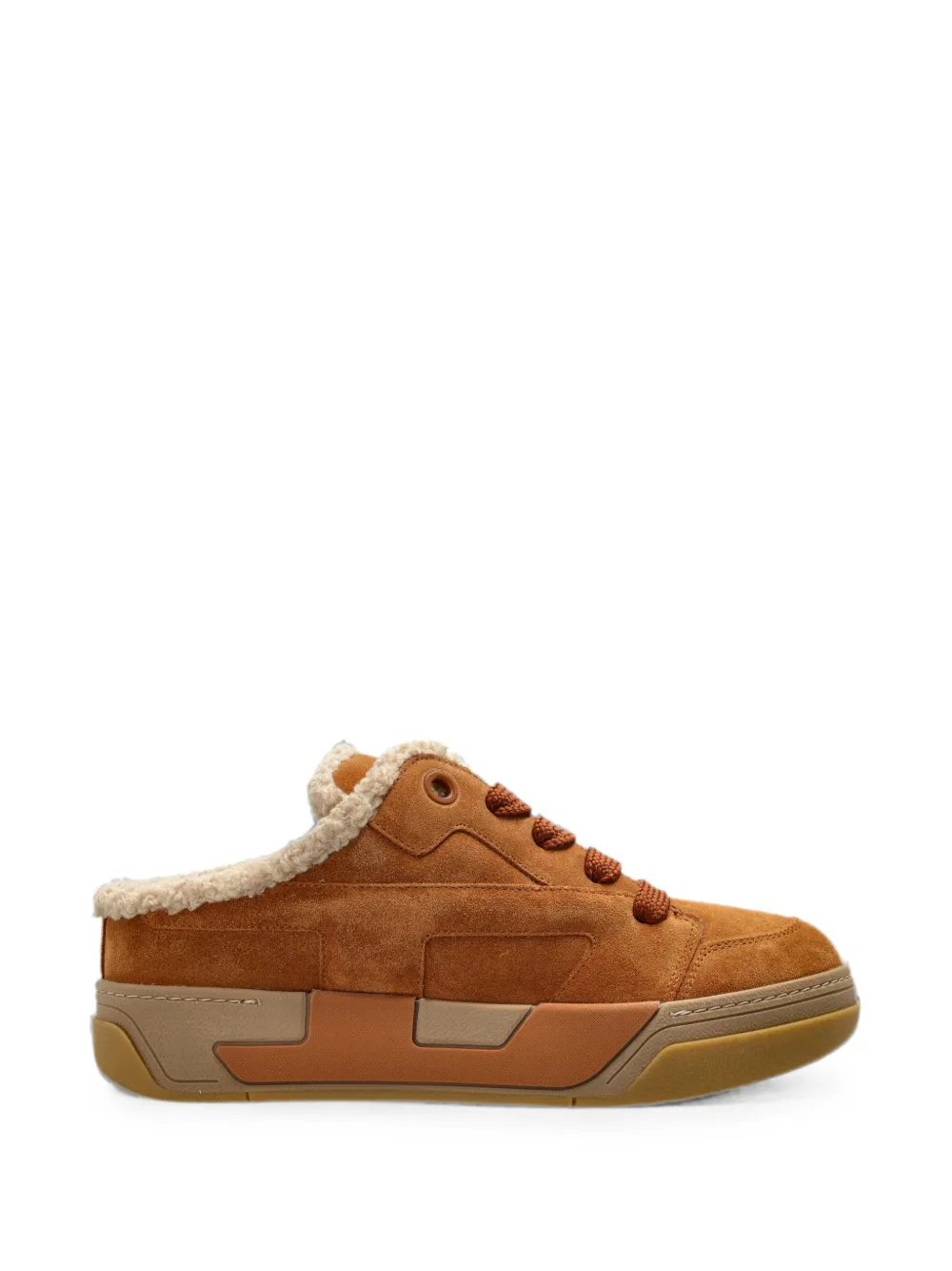 Diesel S-D-Ollie leather sneakers Bruin