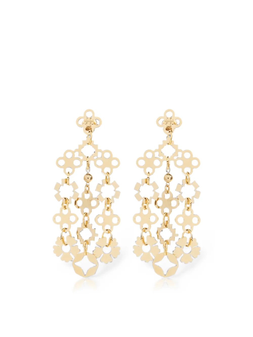 Tory Burch Forget Me Not chandelier earrings - Gold