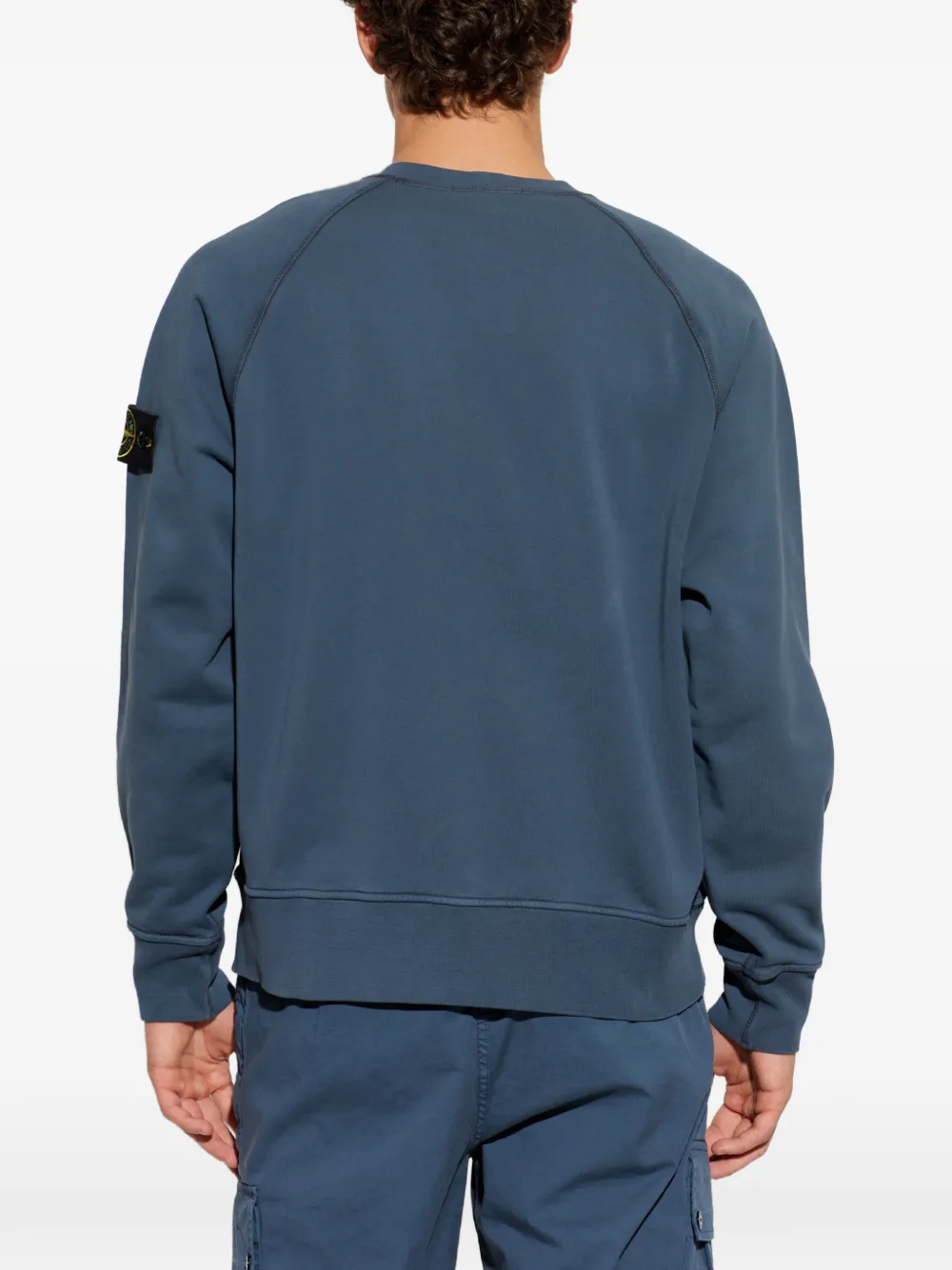 Stone Island Trui met raglan mouwen en ronde hals Blauw