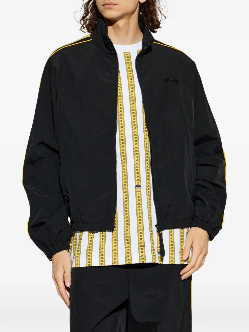 Moschino Jack met opstaande kraag Zwart