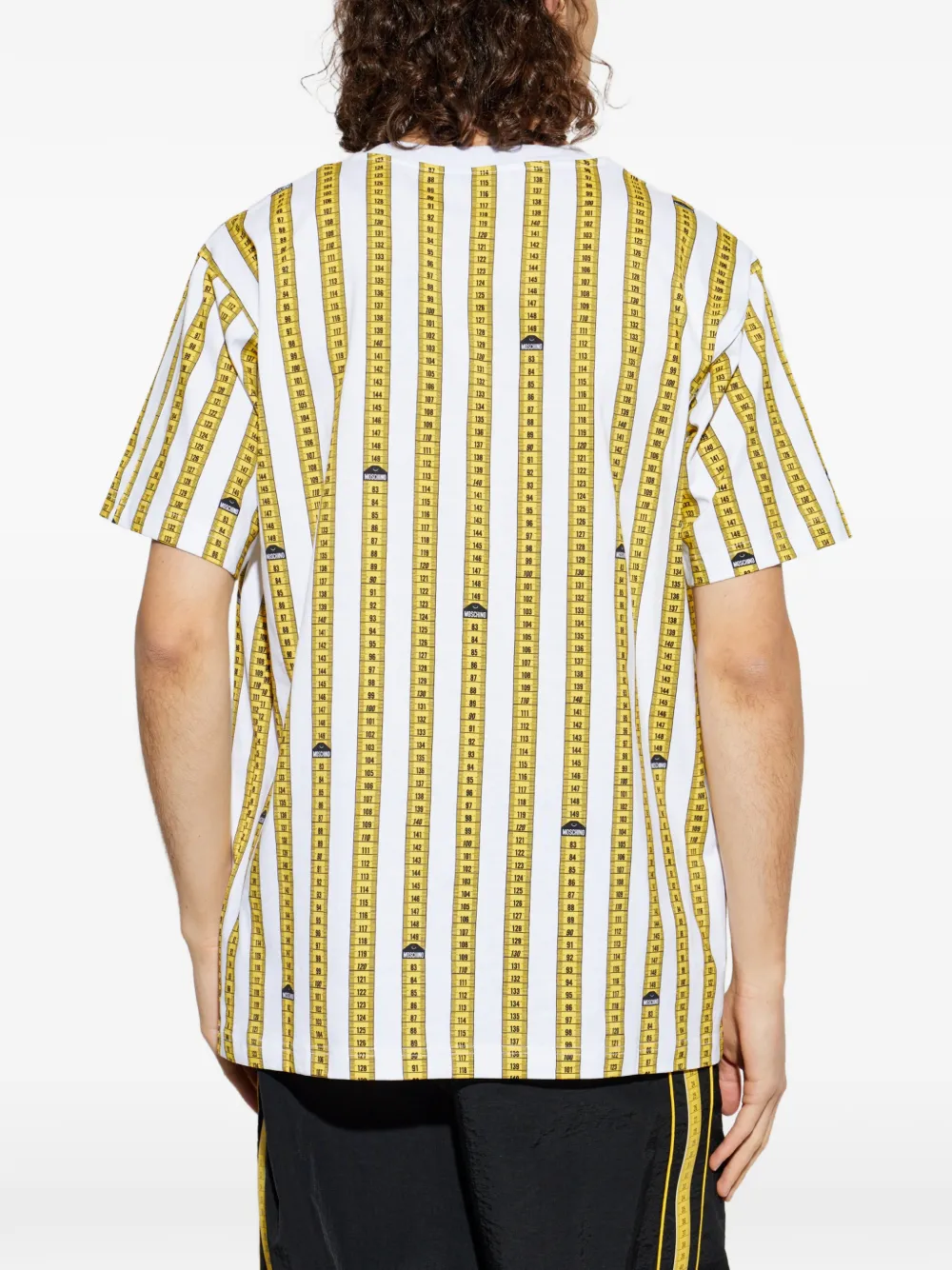Moschino T-shirt met print Wit
