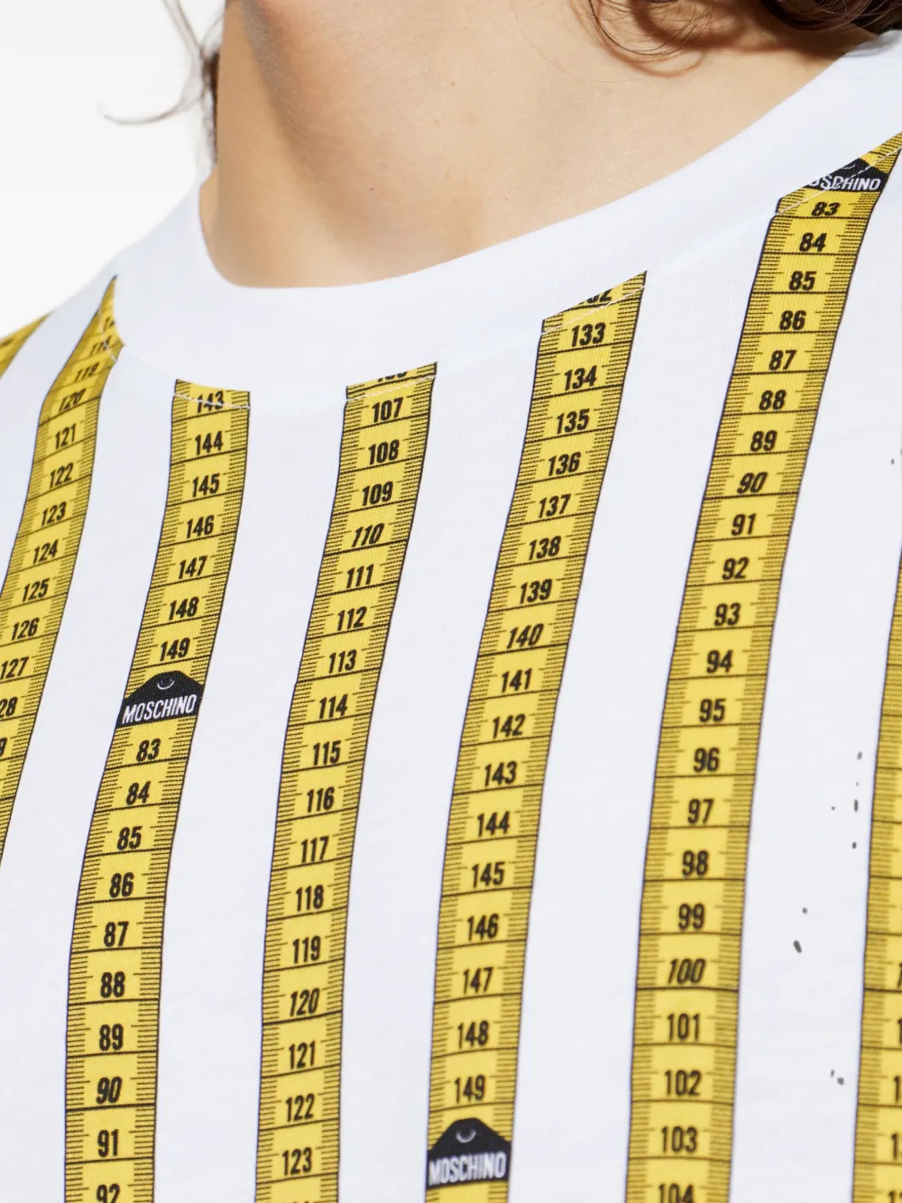 Moschino T-shirt met print Wit