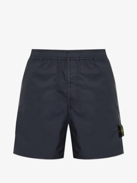 Stone Island Shorts con applicazione logo