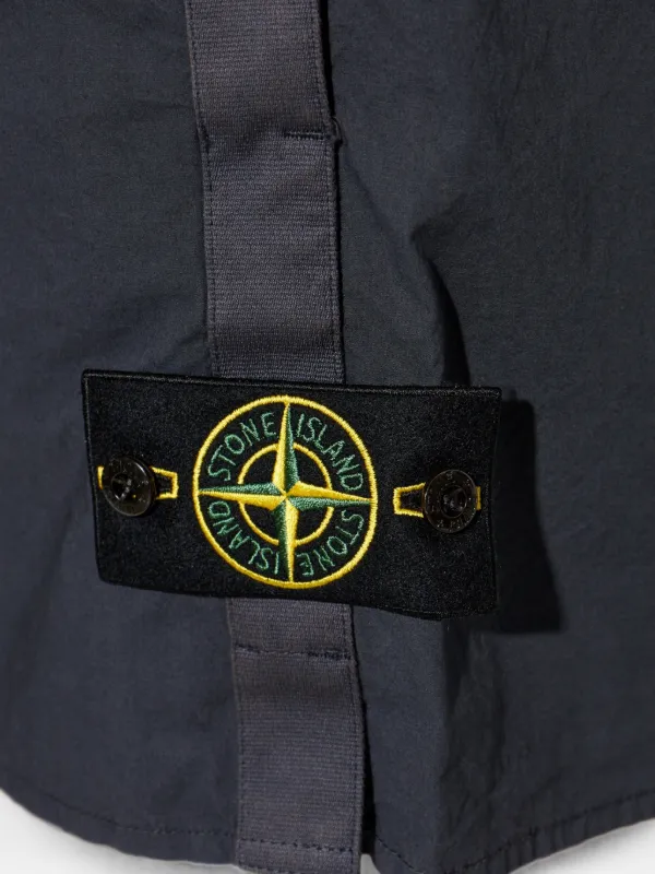 Stone Island ロゴパッチ ショートパンツ | ブルー | FARFETCH JP