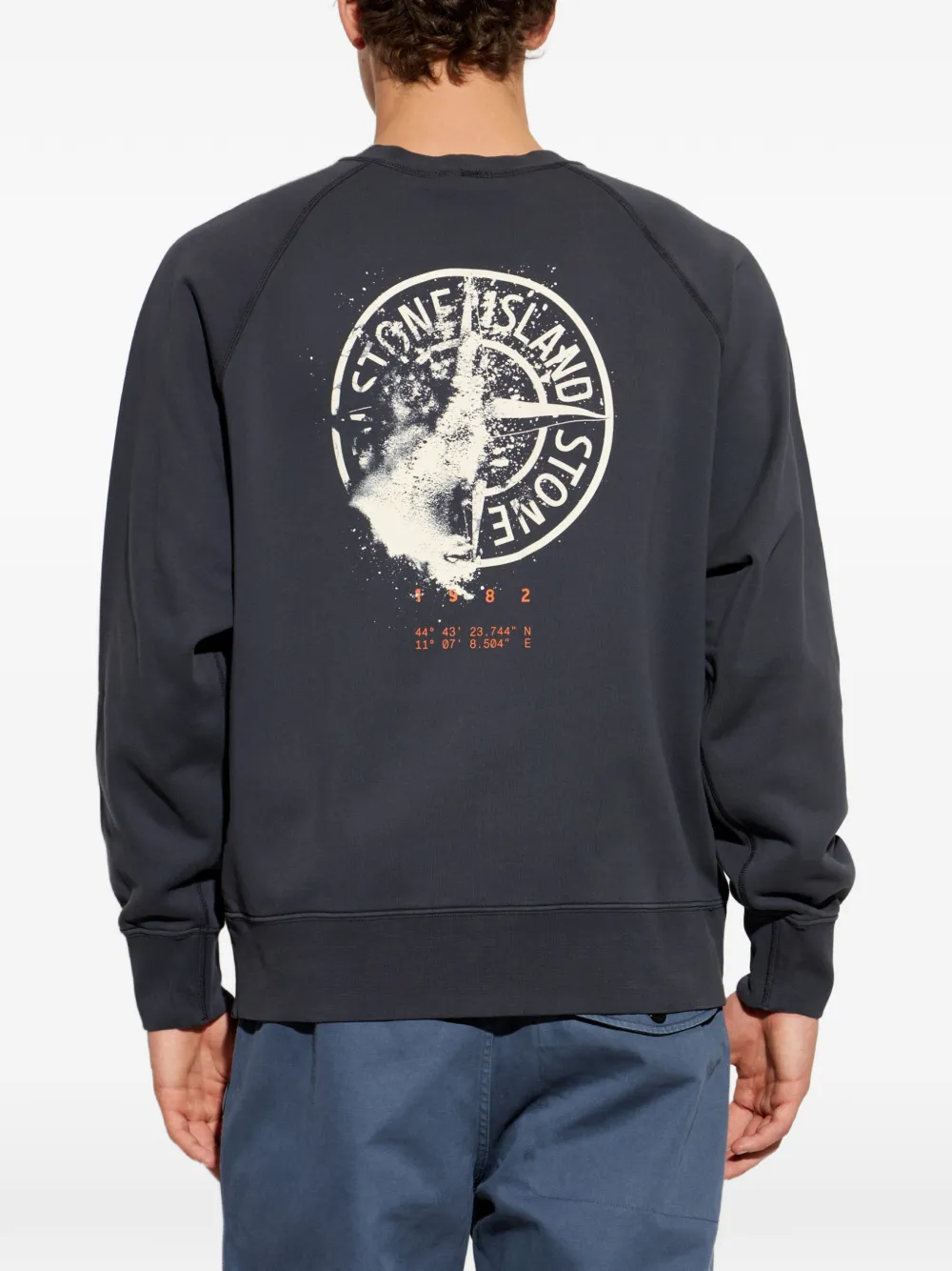 Stone Island Katoenen sweater Grijs