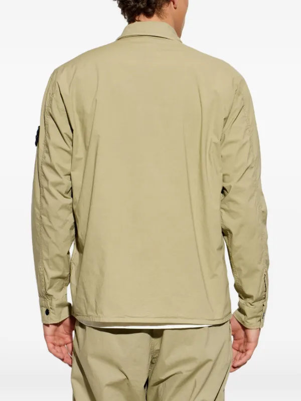 Stone Island Mercerised Ripstop Jacket | Neutrals | FARFETCH