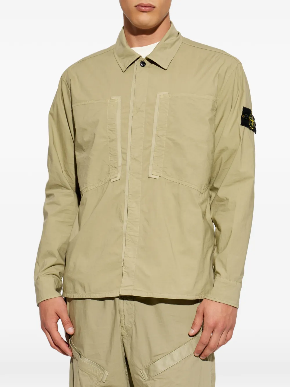 Stone Island Mercerised Ripstop jack Beige
