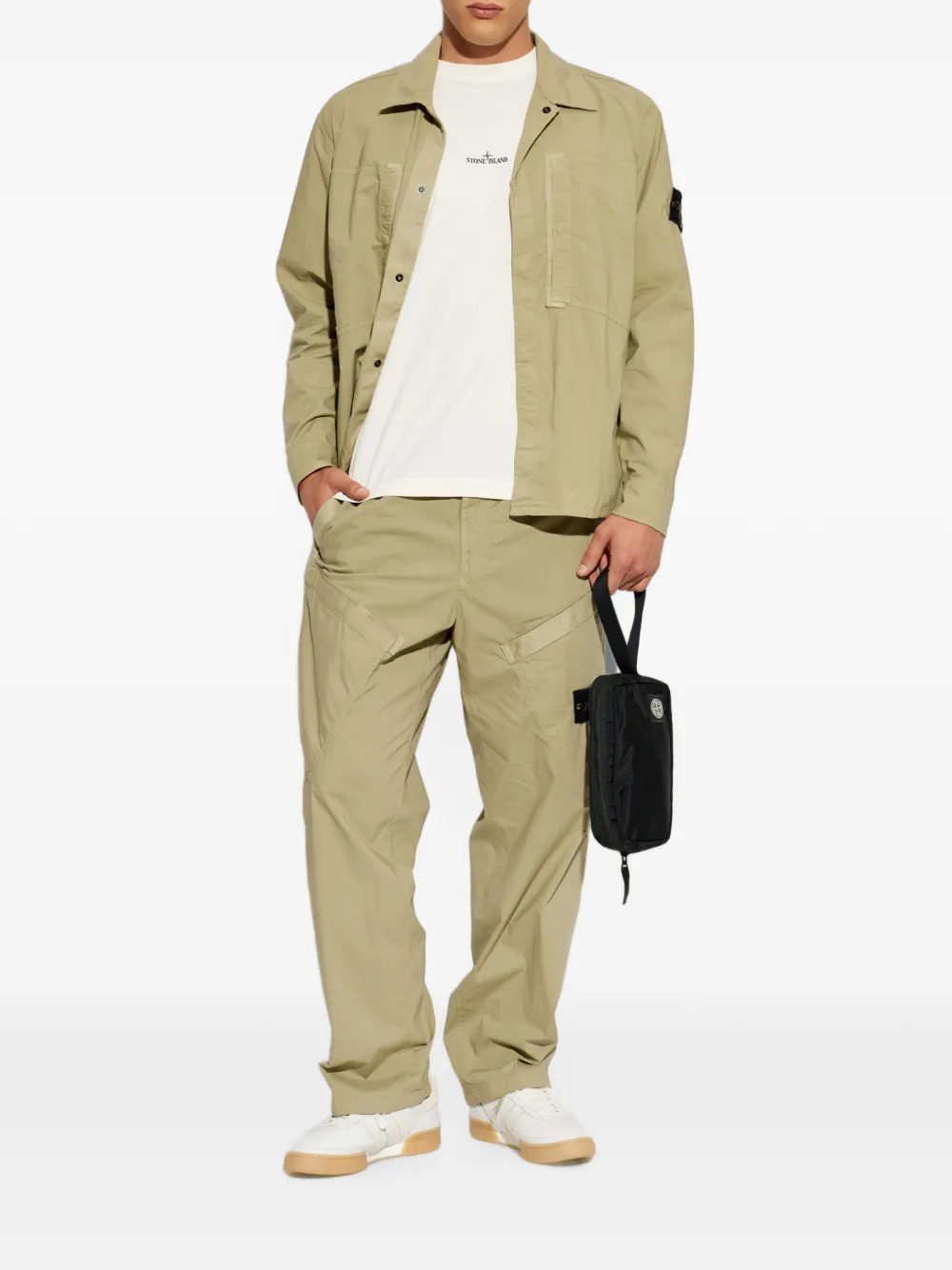 Stone Island Mercerised Ripstop jack Beige